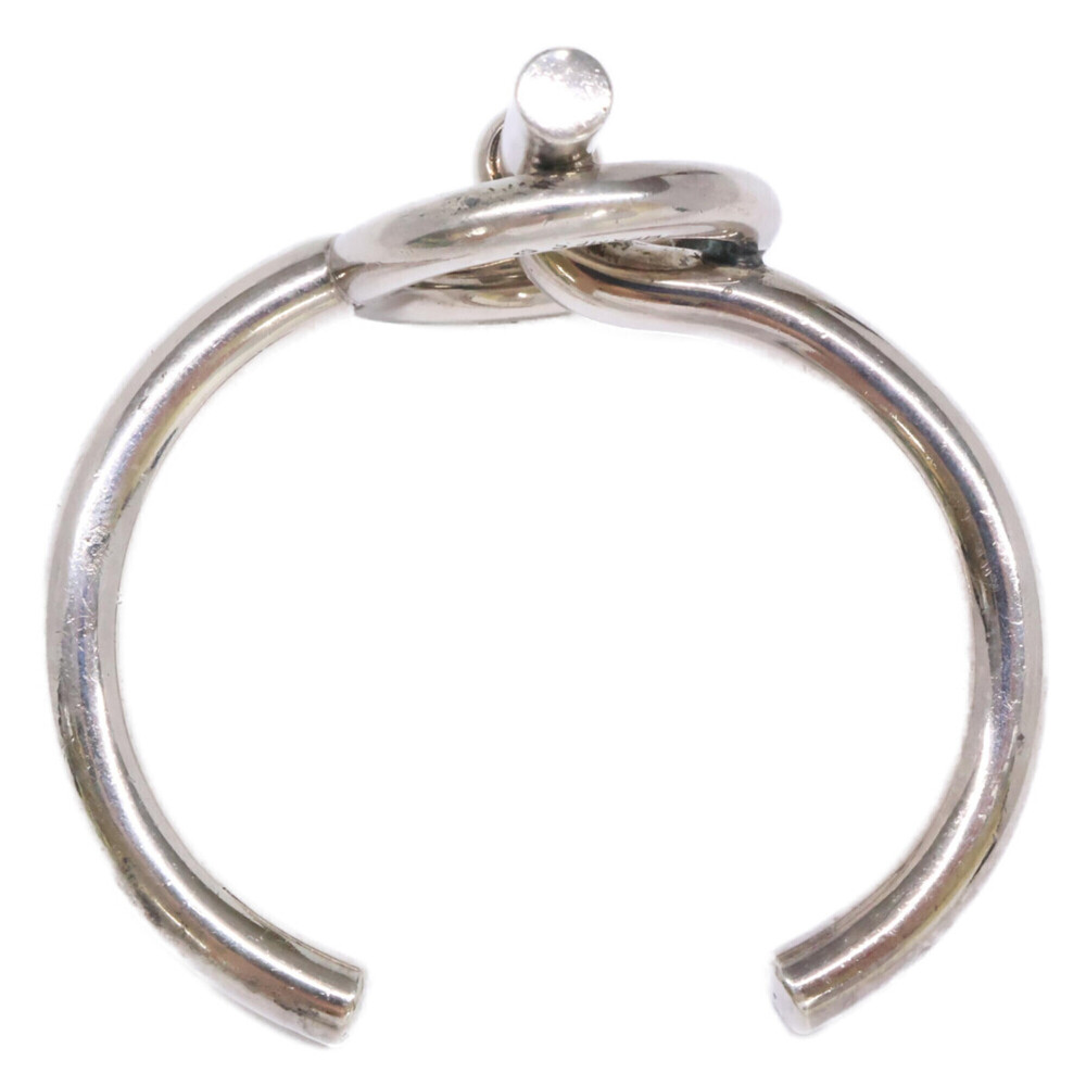 HERMES Hermes SV925 Echapp√© Vintage Bangle Silver Women's - Picture 6 of 8